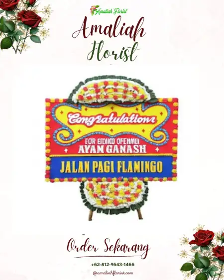 Sewa Papan Bunga Mondoteko